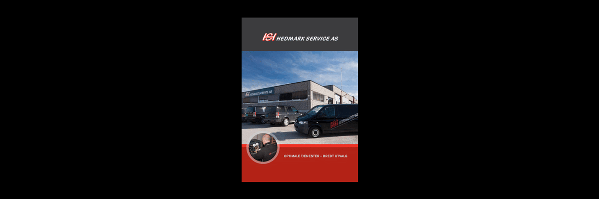Gammel brosjyre - Hedmark Service
