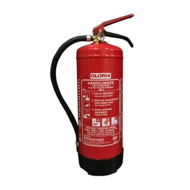 Gloria brannslukningsapparat 6 kg (pulver)
