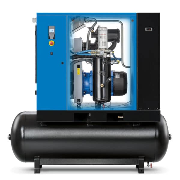ABAC Spinn 15 kW XE kompressor - tank og kjøletørke - Bilde 2