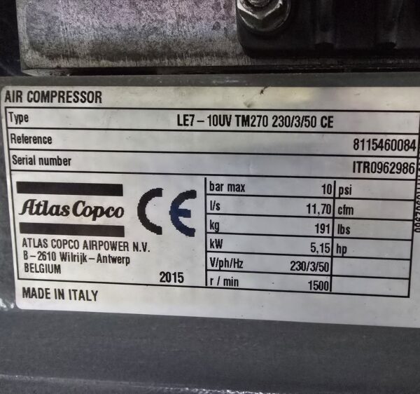 Atlas Copco LE 7 - Bilde 2