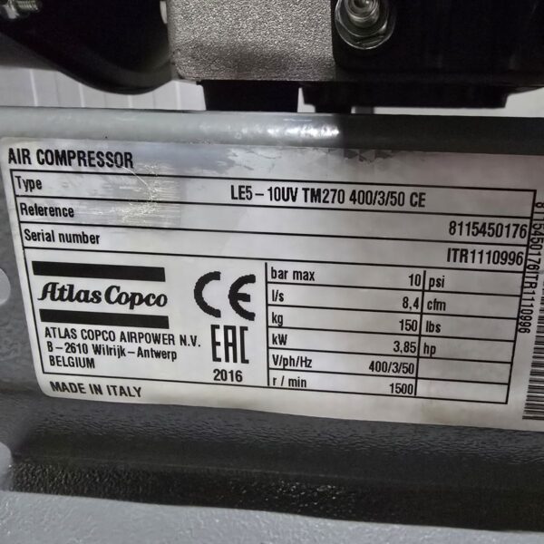 Atlas Copco LE 5 (brukt) 2016 Mod - Bilde 3
