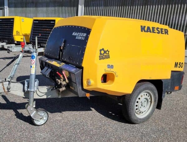 Brukt Kaeser M50 PE, bilde fra fremsiden/siden