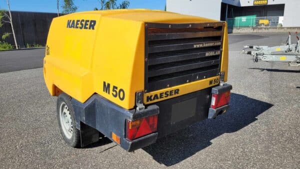 Brukt Kaeser M50 PE, bilde fra baksiden/siden