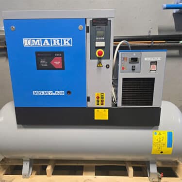 Brukt Mark MSM kompressor sett fra siden